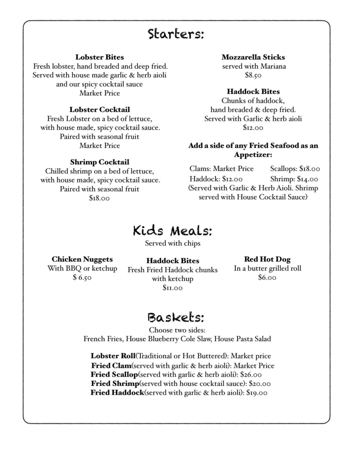 Lobster Lady Restaurant Maine Lobster Lady