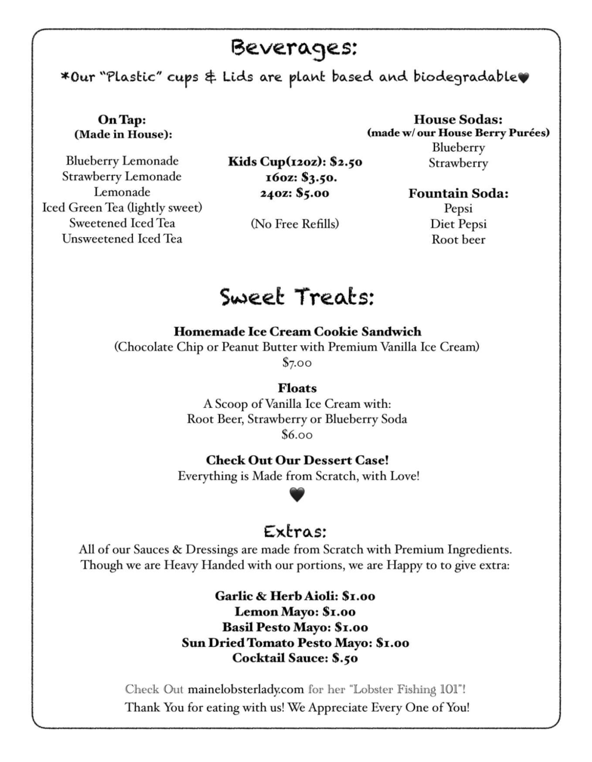 Lobster Lady Restaurant Maine Lobster Lady