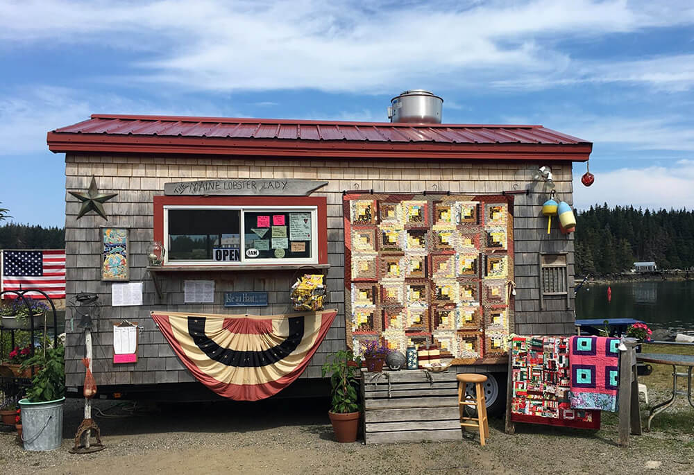 Maine Lobster Lady Isle au Haut Maine Location The Maine Lobster Lady Food Truck Isle au Haut Maine location