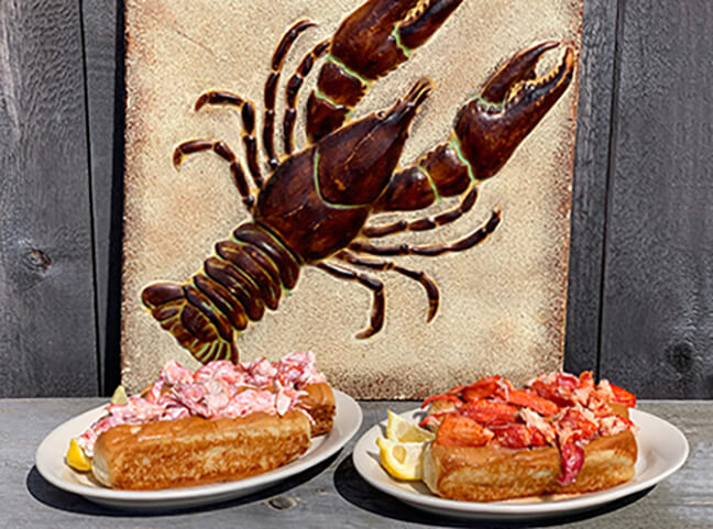 Traditional and Hot Buttered Lobster Rolls